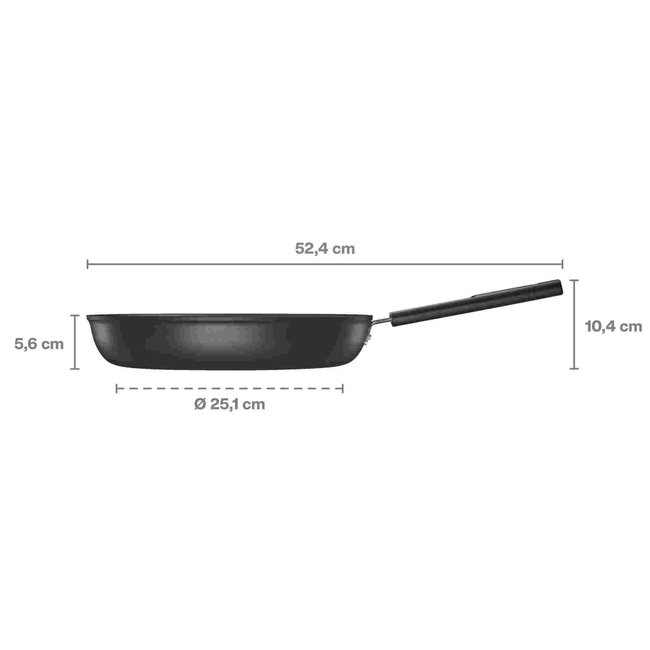 Frying pan 30 cm with non-stick coating (d. 1052225) Hard Face 1075521