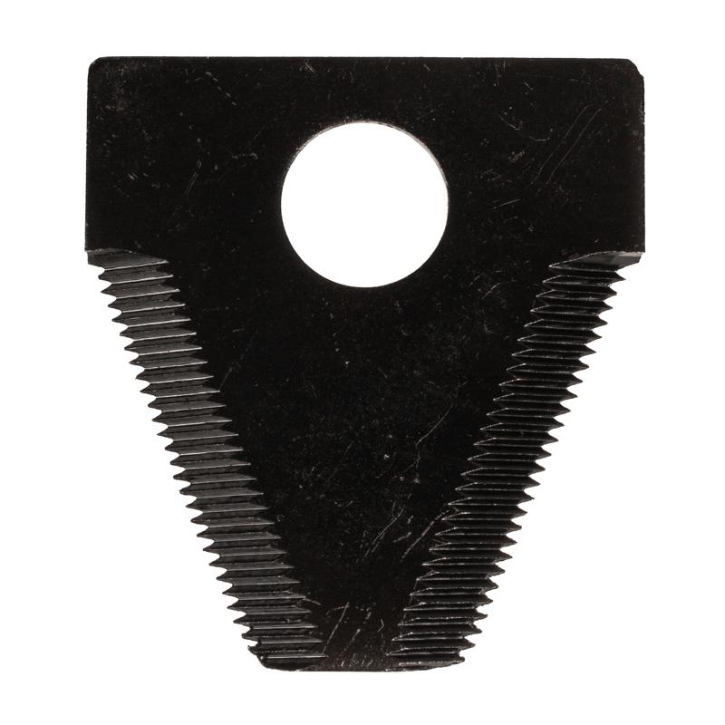 Ostrze trójkątne Cedrus do rozdrabniacza RB05 500198 - widok ząbkowanego ostrza