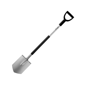 DEDRA Garden 80B003 Szpadel ostry łopata sztychówka 122 cm trzonek metalowy uchwyt D