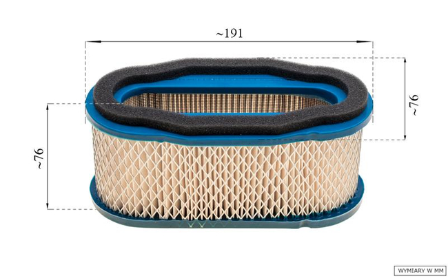 Kawasaki 20-22HP FH601V 8R02-48 air filter