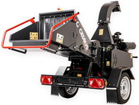 Cedrus R13P Gas-Powered Shredder, Municipal Wood Chipper, 24 KM, for branches up to 13 cm, with feeder, road-approved, CEDRBR13P