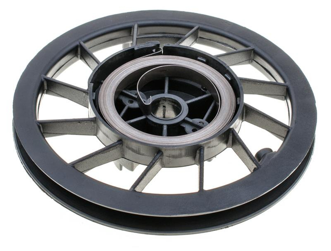 B&S Quantum 135mm lanové kolo zab. plast. s pružinou 8R16-84