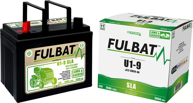 FULBAT U1-9 Baterie pro zahradní traktory 12V 28Ah 300A L+ SLA/AGM 550901 - OFICIÁLNÍ DISTRIBUTOR - AUTORIZOVANÝ PRODEJCE CEDRUS