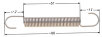 MTD knife tensioner spring 8R76-80