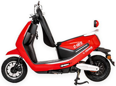 Cedrus Luyuan C-GO-5R-MB5 skuter elektryczny akumulatorowy motorower czerwony