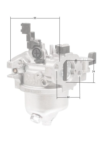 Loncin G200F carburetor sweeper ZM02 ZM04 ORIGINAL PART 170022231-0001