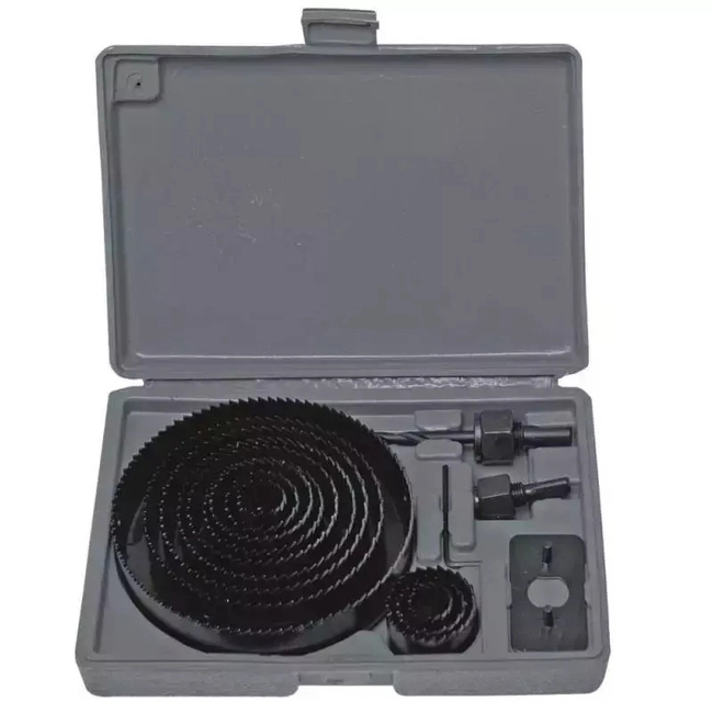 Tin holesaws for wood,12pcs.