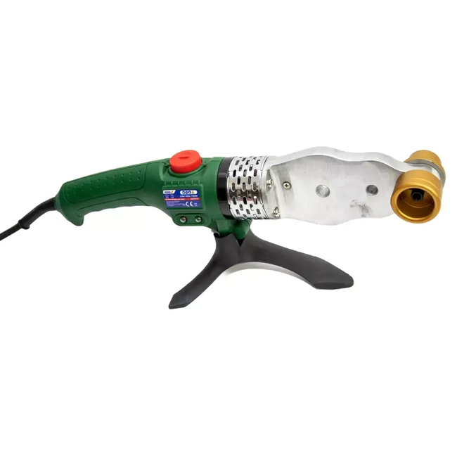 ZGRZEWARKA DO RUR I ZŁĄCZEK Z TWORZYW SZTUCZNYCH DEDRA DED7514 1500W, WALIZKA METALOWA, ZAKRES 16-63MM, PE, PP, PB