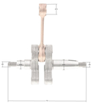 Wał korbowy Mitsubishi TLE48 KD1037AA