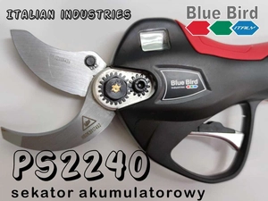 BLUE BIRD PS 22-40 / 4,0 AH SEKATOR NOŻYCE DO ŻYWOPŁOTU OGRODOWY RĘCZNY DO GAŁĘZI ROŚLIN KRZEWÓW KRZAKÓW