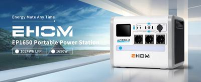 LONCIN EHOM EP1650-3 STACJA ZASILANIA BANK MAGAZYN ENERGI AGREGAT POWERBANK STACJA ZASILAJĄCA 1024Wh moc 1650VA EWIMAX - OFICJALNY DYSTRYBUTOR - AUTORYZOWANY DEALER LONCIN