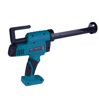 AKUMULÁTOROVÝ VYTLAČOVAČ SILIKONU, DED7056 DEDRA SAS+ALL PRO 300ML TUBY, LISOVACÍ SÍLA 2000N, AUTOMATICKÝ NÁVRAT PÍSTU, NASTAVITELNÁ RYCHLOST POHYBU