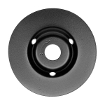 RECESSED RASP WHEEL 125MM DEDRA F692003, GRADATION III (FINISHING)