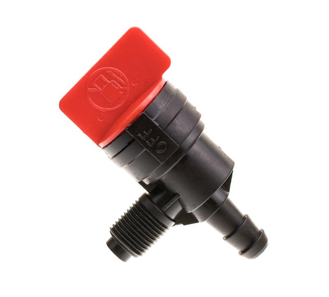 Palivový ventil B&S Tecumseh s vyměnitelným závitem 1/4 palce 8 mm. 399517 23330013 NZ621