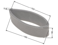 Kawasaki 14 HP preliminary air filter 8R03-14