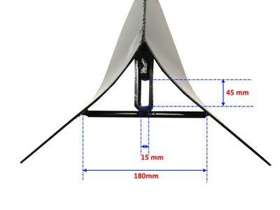 FIXED METAL PLANTER FOR MASTERCUT HSDT100TS SOIL PLANTER