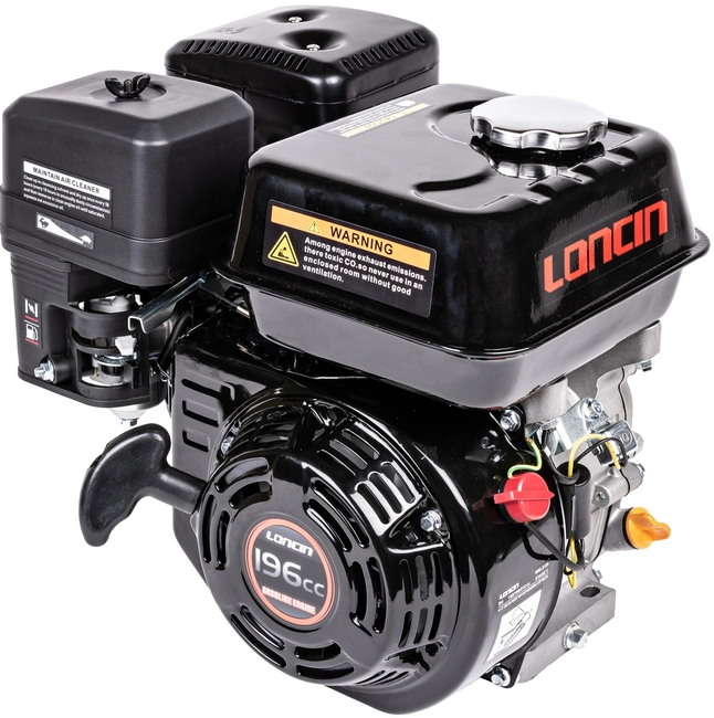 MOTOR LONCIN G200F-A-S PETROLOVÝ MOTOR 6,5 HP Hřídel 20 mm LONCIN G200 FAS MOTOR HONDA GX160 , GX200, B&S , BRIGGS& STRATTON - OFICIÁLNÍ DISTRIBUTOR - AUTORIZOVANÝ PRODEJCE MOTORŮ LONCIN