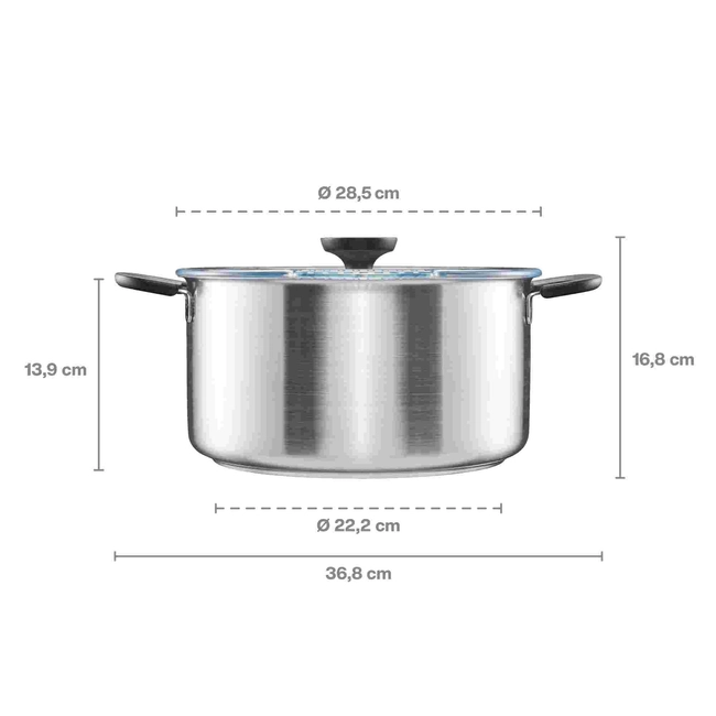 7 l pot with lid Functional Form 1072318