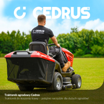 CEDRUS CHALLENGE MJ 102/22H GARDEN TRACTOR SECO self-propelled lawn mower 22hp / 102cm HYDROSTATIC - OFFICIAL DISTRIBUTOR - AUTHORIZED DEALER CEDRUS 