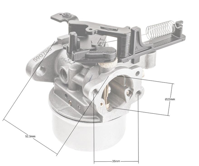 B&S carburetor ORIGINAL PART 591137