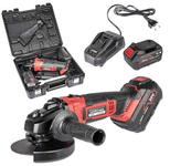 Úhlová bruska CEDRUS POWER+ AG125Li-SET s baterií a nabíječkou v kufříku POWER+ 20V - OFICIÁLNÍ DISTRIBUTOR - AUTORIZOVANÝ PRODEJCE CEDRUS