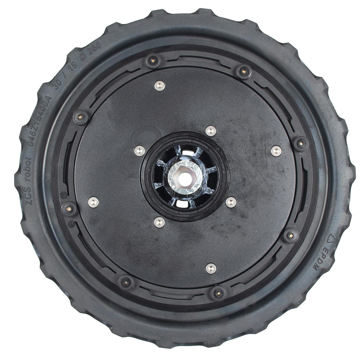 Koło kosiarki Wiper tył Trekker 042Z95211A widok z przodu