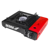 DEDRA 31A002 Kuchenka turystyczna gazowa w walizce PIEZO kartusz 227g camping biwak
