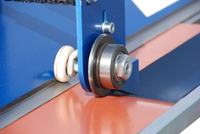 ZAGINARKA GIĘTARKA KRAWĘDZIARKA DEKARSKA DO BLACHY Z CIĘCIEM Prod-Masz ZGR-2000L /0.8mm  EWIMAX 