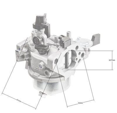 Loncin G420F carburetor ORIGINAL PART 170020446-T190