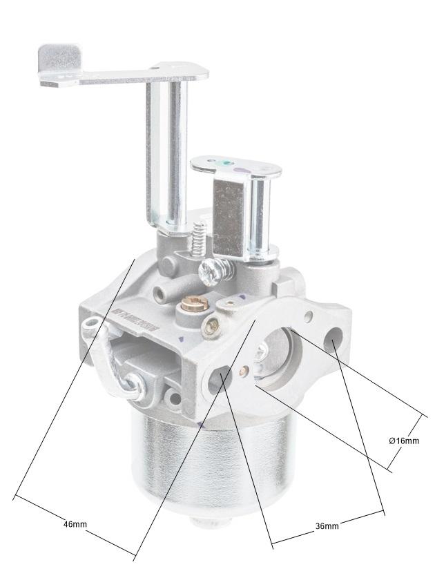 Gaźnik Weima W80F – wymiary kluczowe, rozstaw i średnice