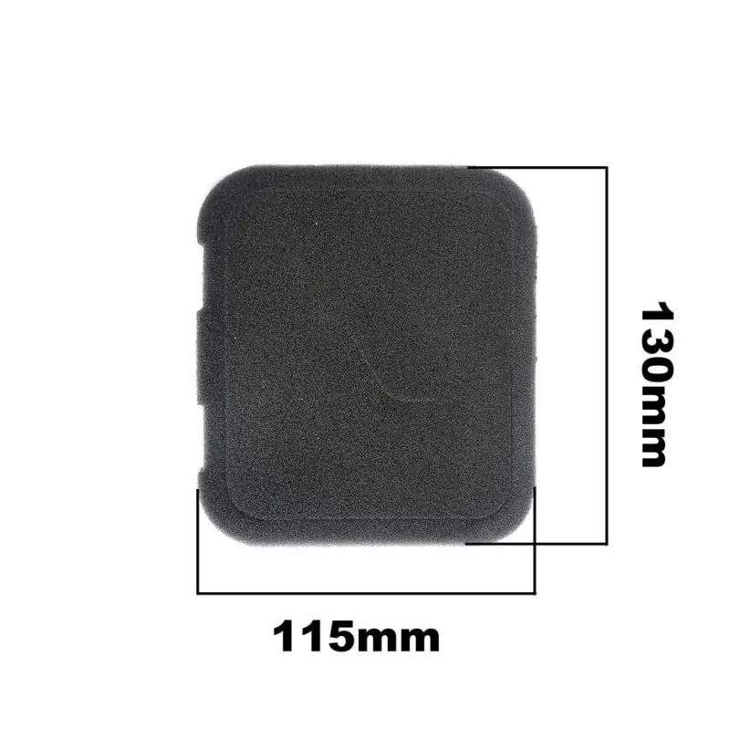 Filtr powietrza silnika Emak K450 wstępny L66152010 - widok z wymiarami