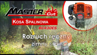 KOSA SPALINOWA MASTERCUT BC430ES Z ROZRUSZNIKIEM ELEKTRYCZNYM ESTART KOSA DO TRAWY WYKASZARKA PODKASZARKA PODCINARKA 2,2KM