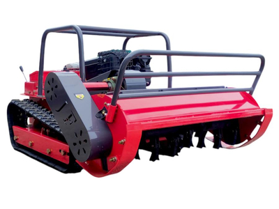 MASTERCUT JFRC100S BIJAK MOWING ROBOT REMOTE CONTROLLED HYBRYDIC MOWER SPRINKLING TREATMENT PLATFORM WITH PILOT DRIVE PHOTOVOLTAIKA 100cm