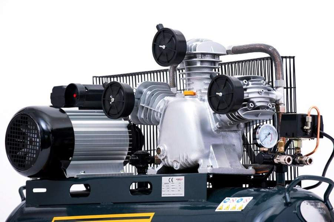 JAGER GERMAN 100L 8BAR 499L/Min 400V OIL COMPRESSOR Piston Air Compressor Powerful Thing