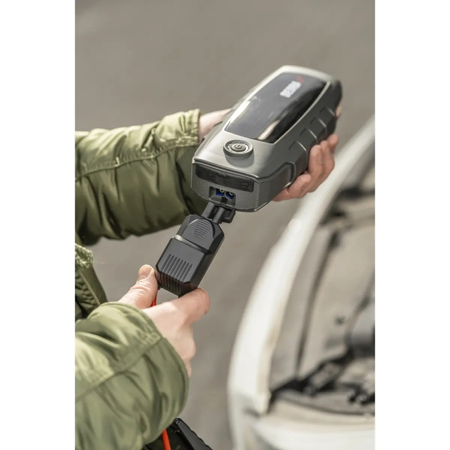 Powerbanka s funkcí startování motoru 16000mAh, LCD displej