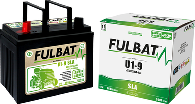 FULBAT U1-9 Garden Tractor Battery 12V 28Ah 300A L+ SLA/AGM 550901 - OFFICIAL DISTRIBUTOR - AUTHORIZED DEALER CEDRUS