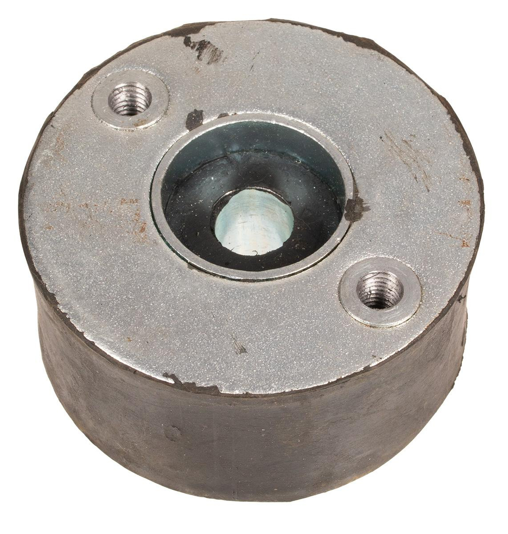 Amortyzator CEDRUS stopa ST01 070524 – widok z góry, metalowo‑gumowa konstrukcja z gniazdami gwintowanymi