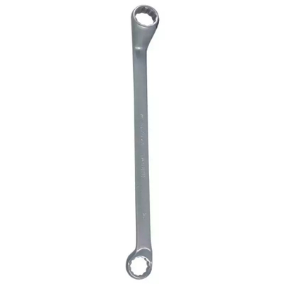DEDRA 1436 30x32 mm Klucz oczkowy odgięty CrV, ring gięty do śrub i nakrętek