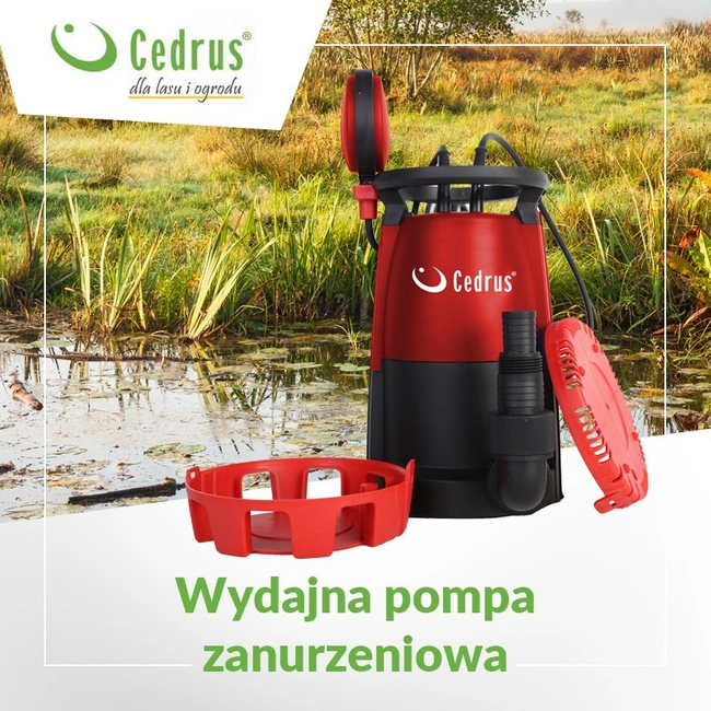 CEDRUS PZ500 ODVODŇOVACÍ ČERPADLO PRO ČISTOU VODU 550W 13500 l/h - EWIMAX - OFICIÁLNÍ DISTRIBUTOR - AUTORIZOVANÝ PRODEJCE CEDRUS