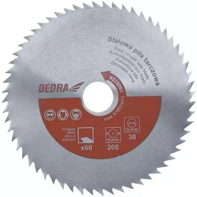 DEDRA HS500120 Piła tarczowa stalowa do drewna 500x30mm 120Z tarcza zębata