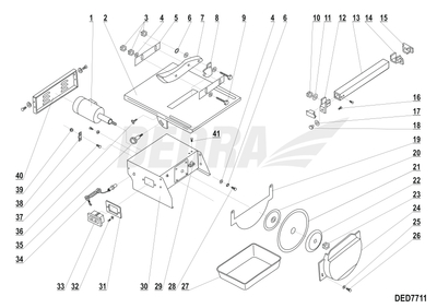 STÓŁ ROBOCZY DEDRA