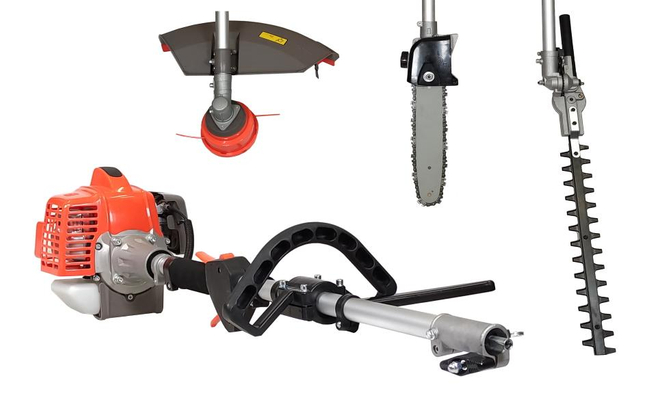 KASEI GJD330 PETROL LAWNMOWER CHAINSAW PRUNING SHEAR ALL-IN-ONE TRIMMER MOWER 4IN1 1.2KM