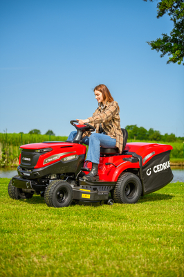 CEDRUS C-TRAC 92HC Rear-Dump Self-Propelled Lawn Mower with 92cm HYDROSTAT RECYCLING VELOPMENTS C-TRAC-92HC EWIMAX OFFICIAL DISTRIBUTOR - AUTHORIZED DEALER CEDRUS