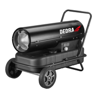 DEDRA DED9952B Nagrzewnica olejowa 30kW z termostatem, dmuchawa grzewcza diesel