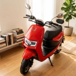 Cedrus Luyuan C-GO-5R-MB5 skuter elektryczny akumulatorowy motorower czerwony