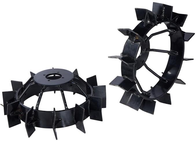 MASTERCUT MC370-16 koła łopatkowe metalowe żelazne do traktorka jednoosiowego MC370 RTJ29 TJ01 TJ02 – komplet dwóch kół
