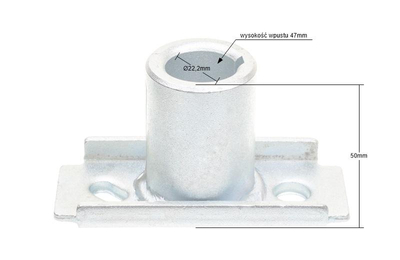 NAC lawnmower adapter LS0855-40118-JU wys.50mm NZ08