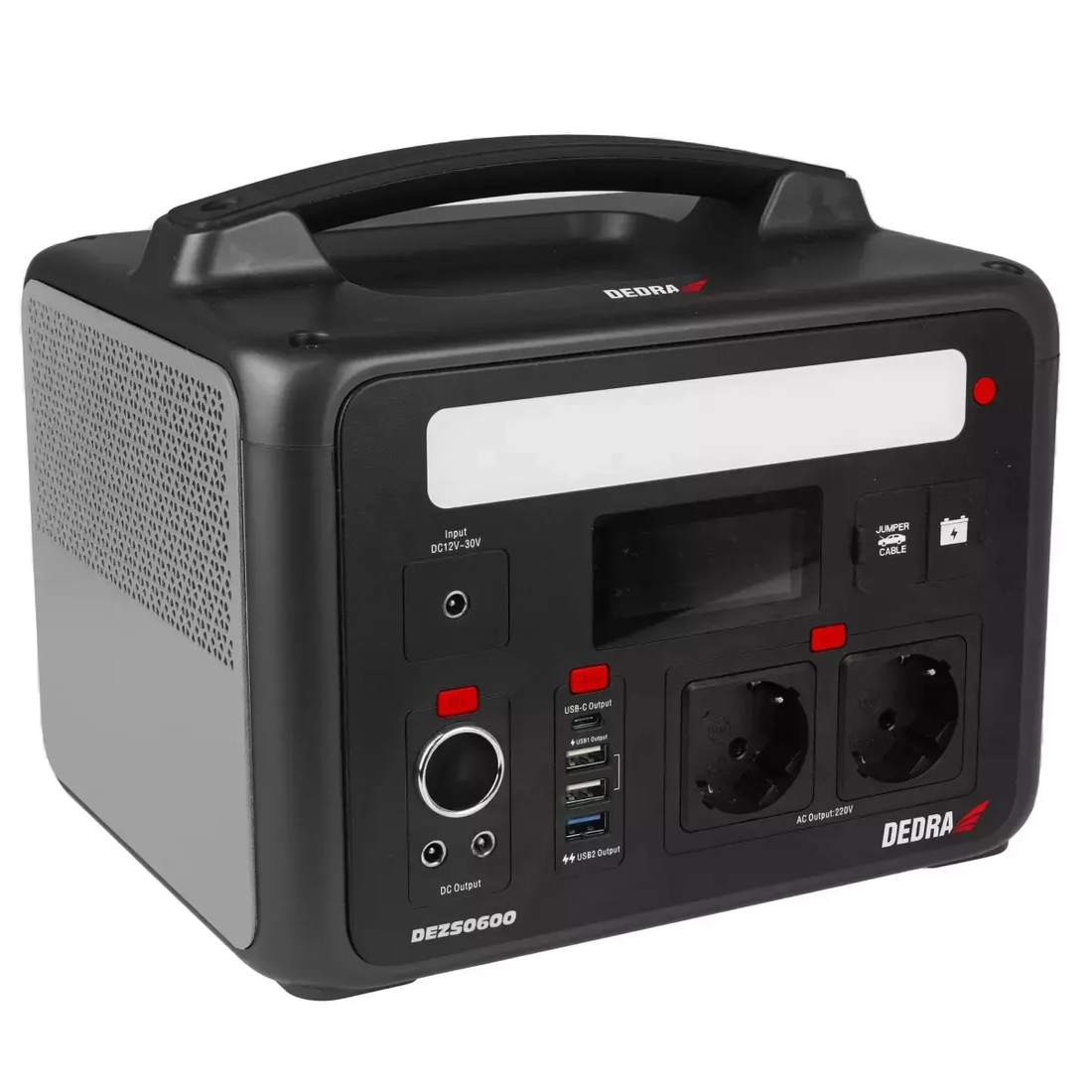 Stacja zasilania DEDRA DEZS0600 - front