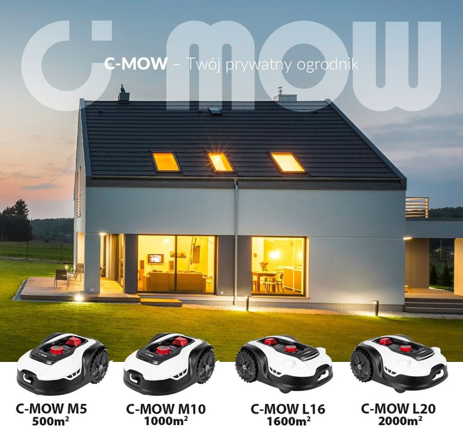 CEDRUS L20 AUTOMATICKÁ SEKAČKA 2000m2 C-MOW - OFICIÁLNÍ DISTRIBUTOR - AUTORIZOVANÝ PRODEJCE CEDRUS