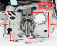 ENGINE LONCIN LC1P92F PETROL ENGINE 1P92 16 hp 452 cm3 / EMAK K1600 / AL-KO Pro 450 / LONCIN 1P92 SINGLE CYLINDRED VERTICAL SHAFT 25,4 mm MOTOR HONDA , VANGUARD , BRIGGS , KOHLER, HUSQVARNA , STIHL, STIGA, CEDRUS, OLEO-MAC, KAWASAKI